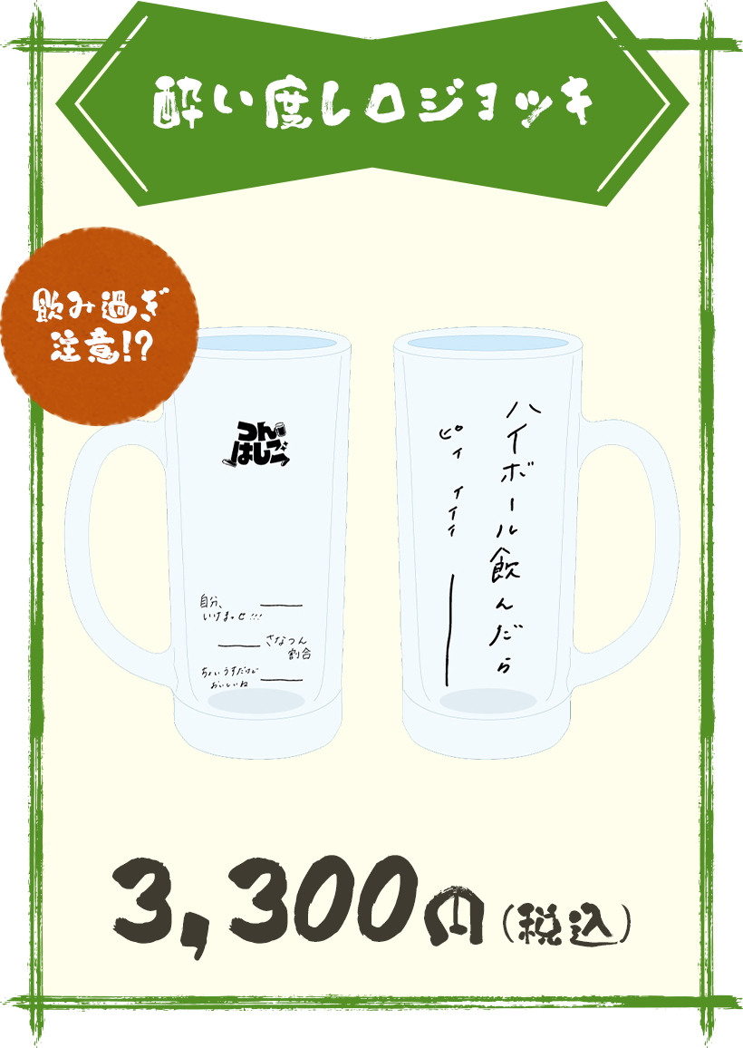 酔い度レロジョッキ